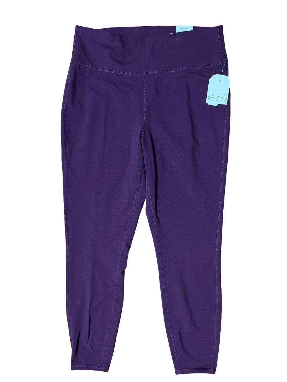 Wonderly Deep Purple High-Waist Leggings
